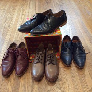 Size 10 Everlane leather oxfords-- three colors - $70 for all 3
